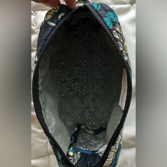 Vera Bradley Lined Cosmetic Bag in Mod Floral Blue - Picture 3 of 4